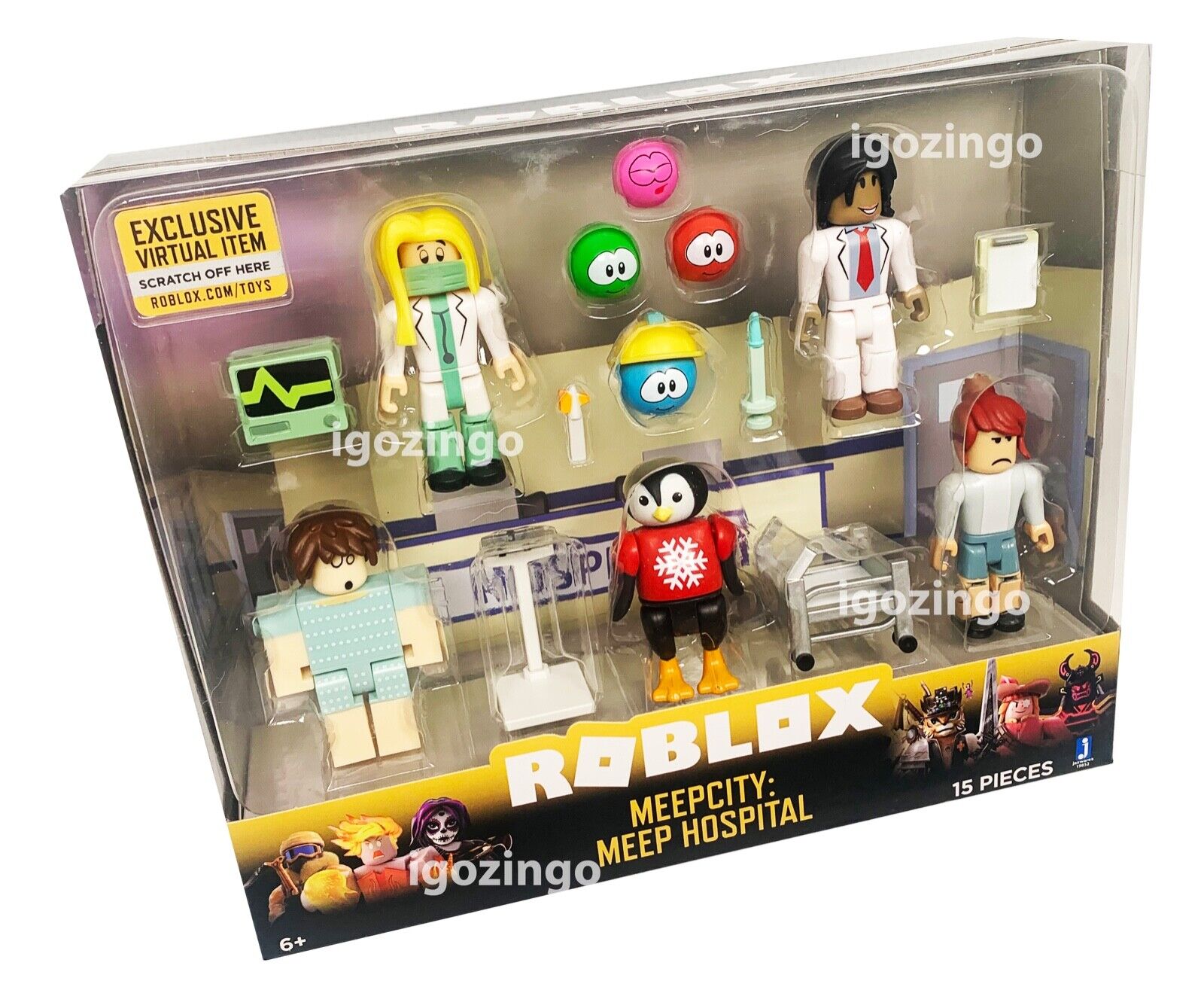 Roblox MeepCity: Meep Hospital with Exclusive Virtual Item Scratch Off  Inside!