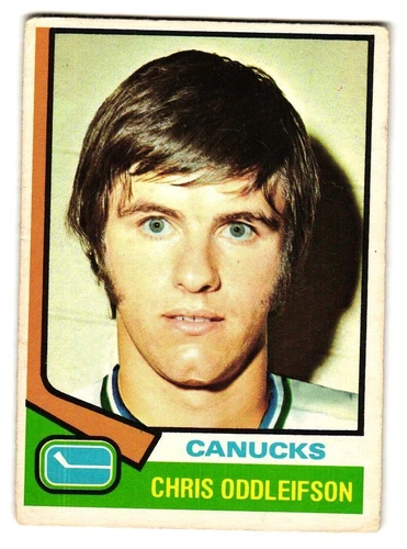 1974-75 O-Pee-Chee #108 Chris Oddleifson Vancouver Canucks RC OPC SKU#VS1104