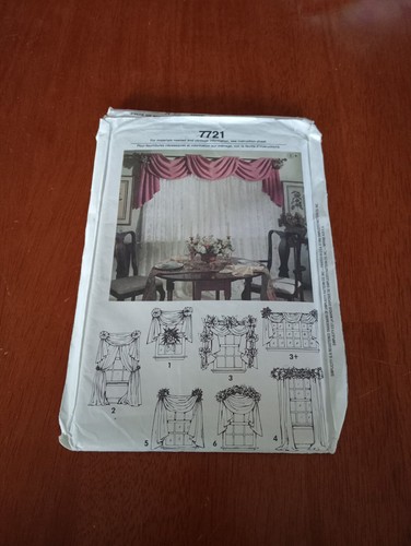 Simplicity Abbie's Jiffy Six Pack #7721 Sewing Craft Curtain Valance Pattern - Picture 11 of 17
