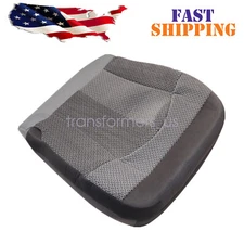 Fits 1999-2003 Ford F-150 XLT XL Driver Bottom Replacement Cloth Seat Cover Gray