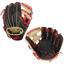 SSK Z5 Craftsman 11.5" Infield Baseball Glove Z5-1150BLKCMLRED1