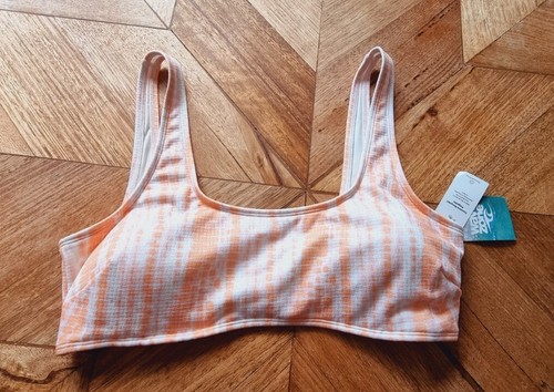 Wave Zone - Womens Textured Bikini Crop Top - Size 16 RRP $12 - Swim Top