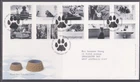 Great Britain 2001 Cats & Dogs FDC 410d Orpington to Shoalwater Bay