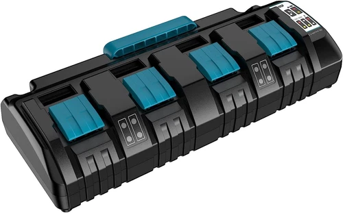 DC18SF 4-Ports Charger for Makita 14.4V-18V Li-ion Battery Rapid Charger BL1815 - Picture 1 of 13