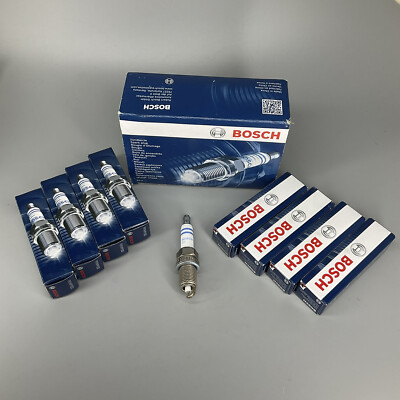 BOSCH Double Platinum Spark Plug 8PCS For 2006-2008 BMW 750I V8-4.8L FR7KPP332