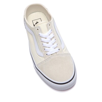 ☆VANS☆ Old School Mule Classic White True White VN0A3MUSFR New Vans Old Skool Mule Classic White/True White Sneakers