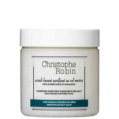 Christophe Robin CLEANSING PURIFYING SCRUB with SEA SALT 250ml/8.33oz