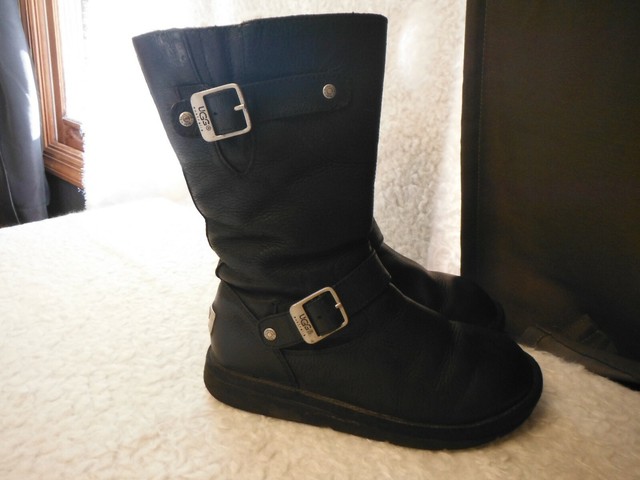 ugg black winter boots