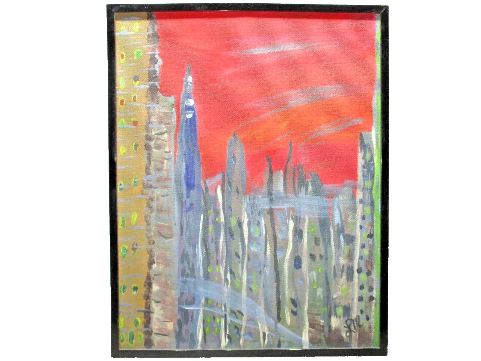 Холст городские пейзажи искусство картины