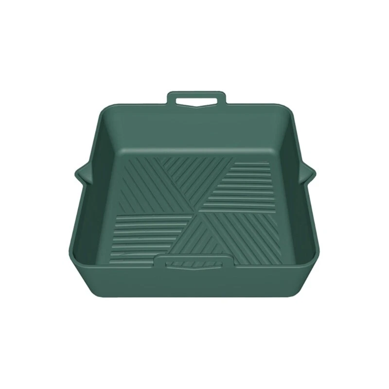 Non-Stick Air Fryer Baking Tray Silicone Pizza Mat for Home Kitchen Non-Stick Air Fryer Baking Tray Silicone Pizza Mat for Home Kitchen