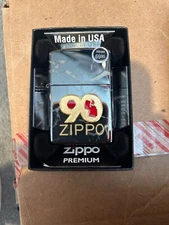 Zippo Lighter 90th Anniversary 49864 New in box