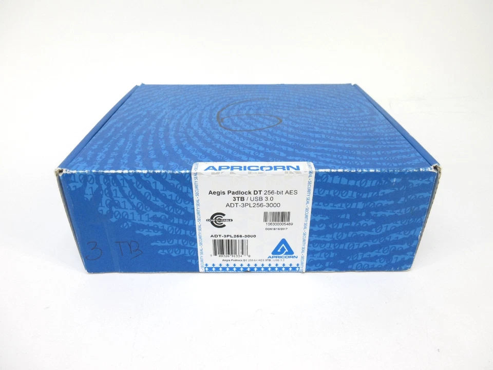 Apricorn ADT-3PL256-3000 Aegis Padlock DT 3TB Encrypted External Hard Drive - Image 4 of 4