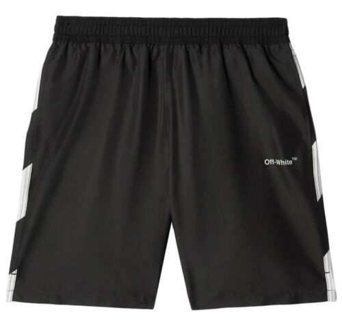 OFF-WHITE DIAGONAL LOGO SURFER SHORTS COSTUME DA BAGNO UOMO OMFD008S23FAB0011001 - Imagen 2 de 5