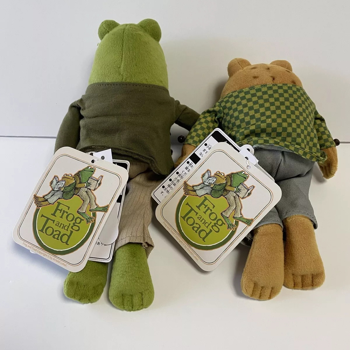 Frog And Toad Plush Set Of 2 Stuffed