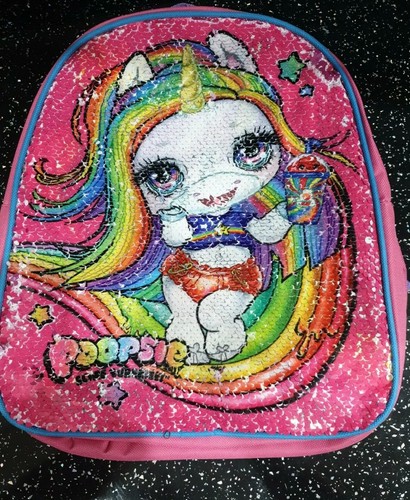 OFFIZIELLER POOPSIE EINHORN SCHLEIM ÜBERRASCHT PAILLETTEN FARBWECHSEL 🙂 RUCKSACK - Bild 2 von 11