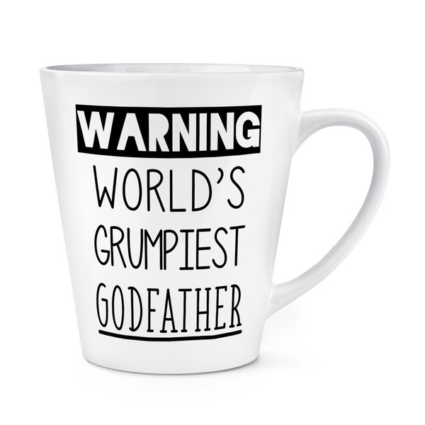 Warnung World's Grumpiest Pate 341Ml Latte Becher Tasse Vatertag Best Geburtstag-image