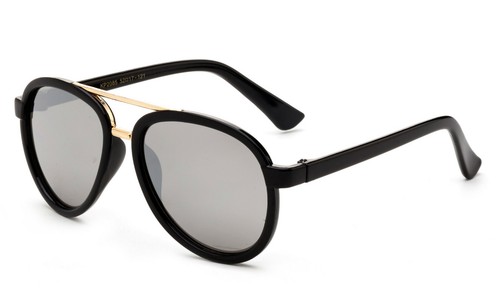 Kids Sunglasses Pilot Style Boys Girls Youth Eyewear Classic UV 100% Lead Free - Picture 8 of 13