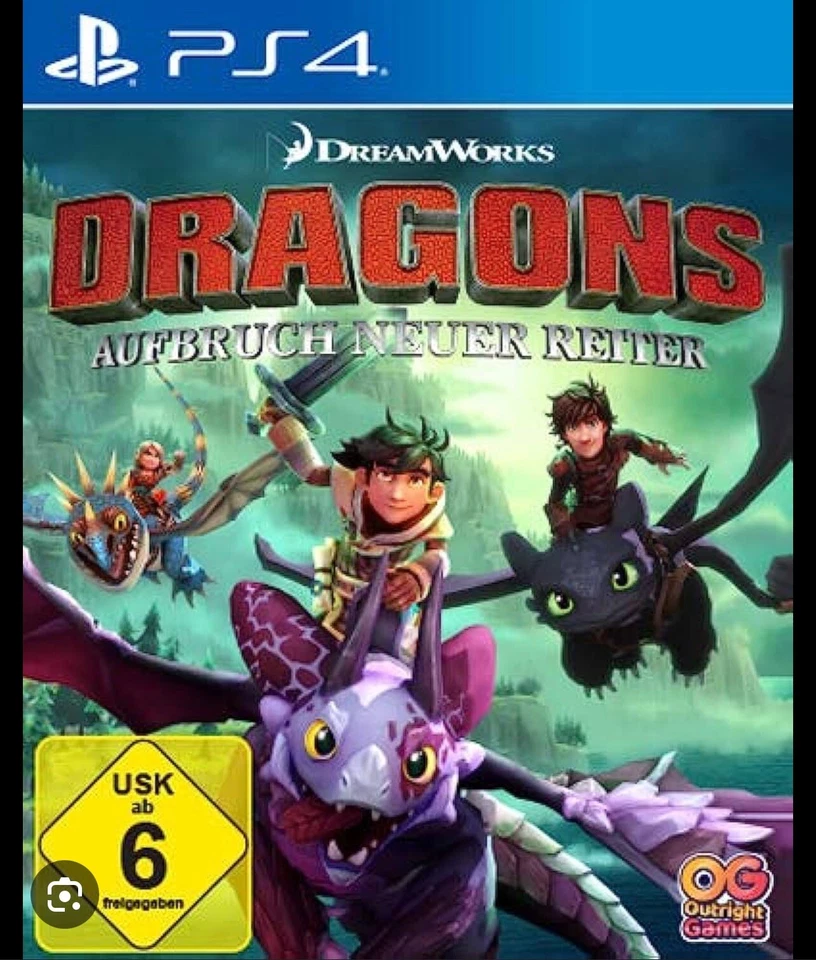 DreamWorks Dragons Dawn of New Riders PS4 BRAND NEW AND SEALED - GERMAN LABEL