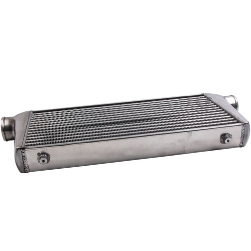 Universal Aluminum Alloy Intercooler 600x300x76mm+ Piping Kit Hoses Hose Kits - Picture 9 of 10