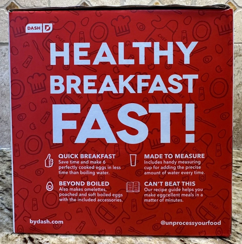Dash Rapid Egg Cooker Blue/Green 6-Egg Capacity Open Box New