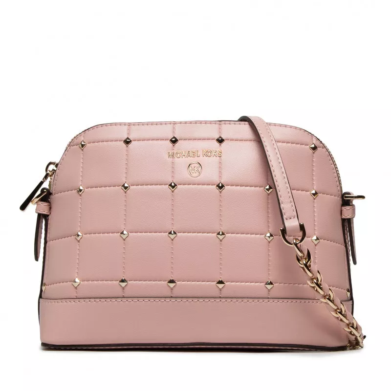 Michael Kors Large Quilted Leather Dome Crossbody Bag