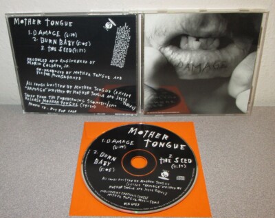 MOTHER TONGUE Damage 1994 Promo Only CD EP Davo Gould Bryan Tulao C Leibfried