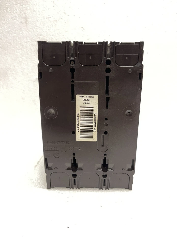 Square D PowerPact Circuit Breaker HJL36050M72 600 Volt 50 Amp 3P (New Takeout) - Image 3 of 4