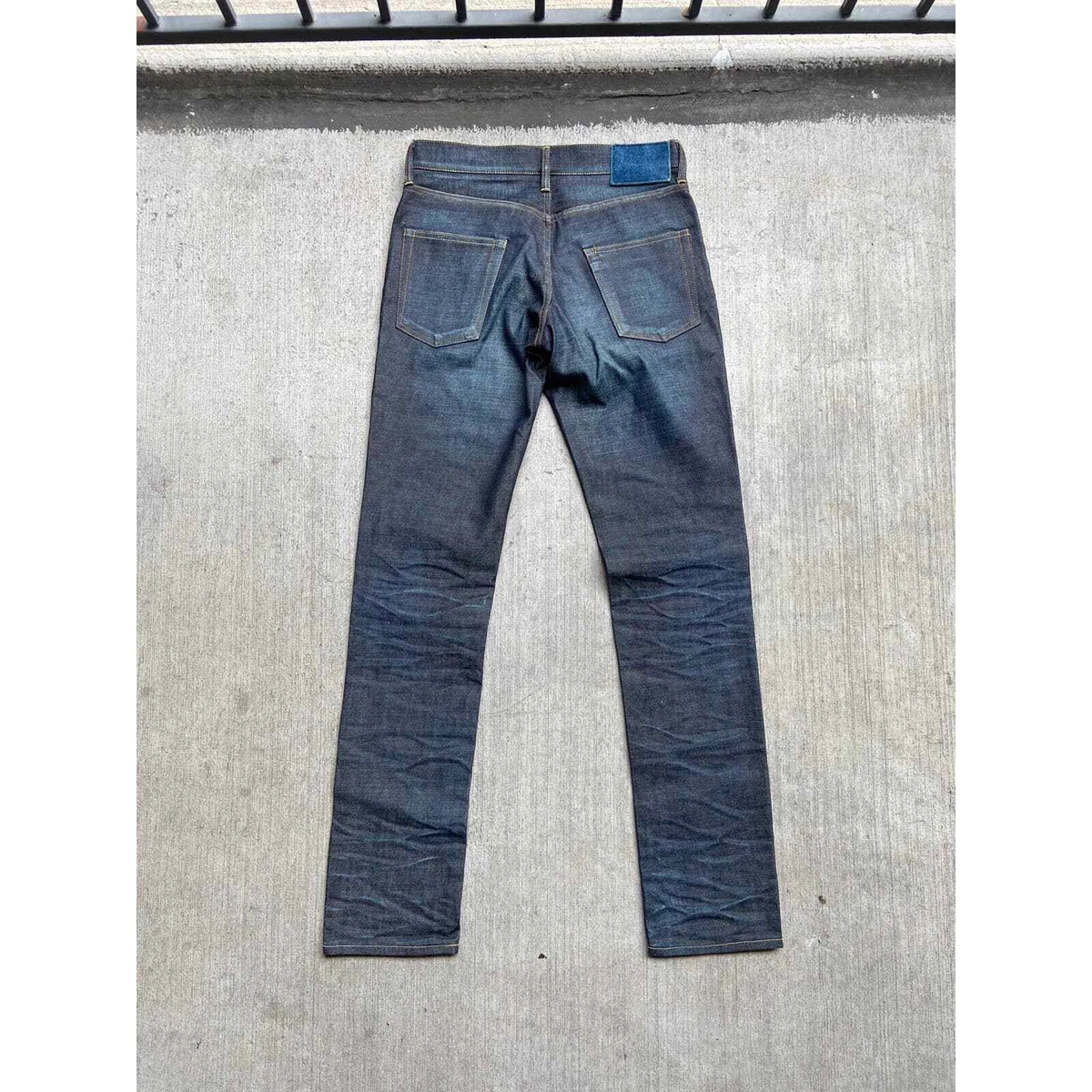 Visvim Social Sculpture 04NW Slim Fit Blue Raw Denim Jeans Men&