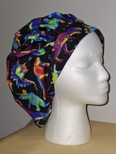 Colorful Dinosaur's Medical Surgical Bouffant Scrub Hat