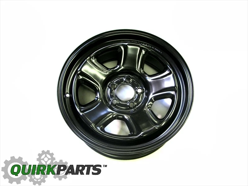 CARGADOR DODGE CHALLENGER CHRYSLER 300 POLICÍA ACERO RUEDA NEGRA 18" X 7,5" MOPAR Foto 4 de 4