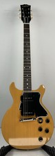 Epiphone 1960 Les Paul Special DC Electric Guitar TV Yellow - Cracked neck