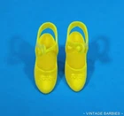 2009 Reproduction of Vintage Superstar Barbie Doll Yellow Heels / Shoes MINTY