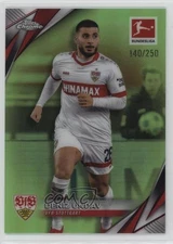 2024 Topps Chrome Bundesliga Neon Green Refractor 140/250 Deniz Undav #94 1hg9