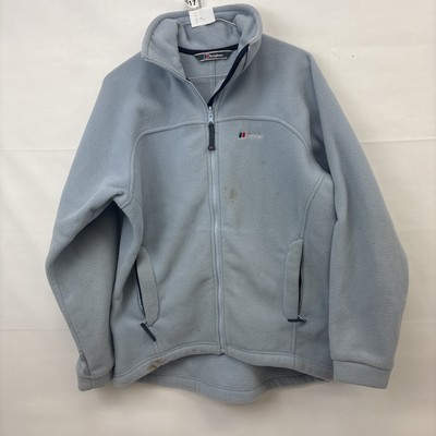 Berghaus Fleece Women s Size 12 Light Blue Full Zip