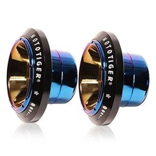 Motorcycle Frame Slider: Scooter Frame Sliders for Front Fork CNC Blue-Black
