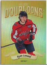 2025-26 Allure Ryan Leonard RC #DB-11 Capitals Doubloons