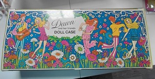 Vintage Topper Dawn Puppe x 6 Koffer