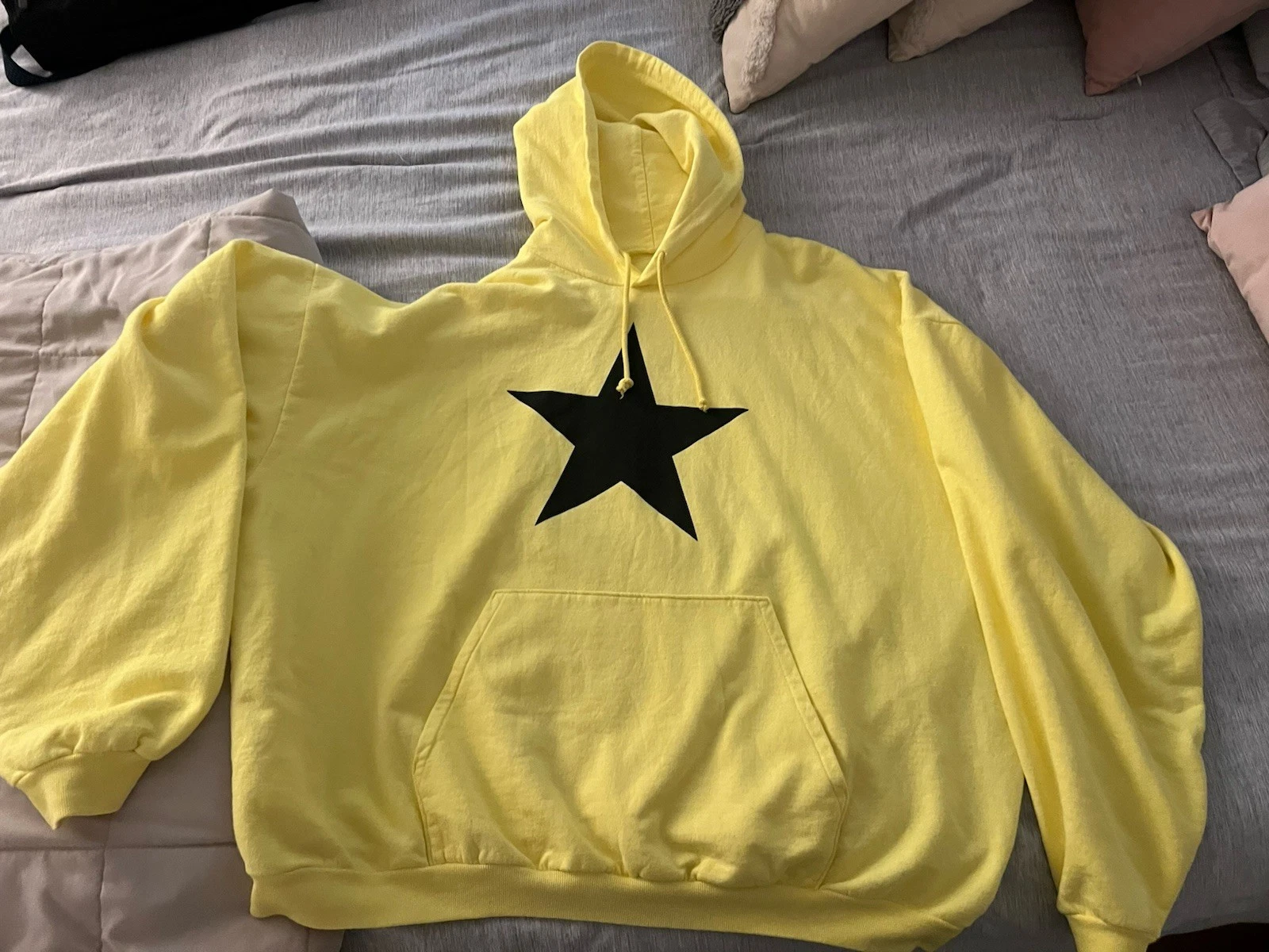 Kanye West Bully Merch Yellow Hoodie Size 3