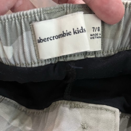 Abercrombie Kids Girl Cargo utility Camo Army Tie Belt Skort Skirt 7/8 - Picture 6 of 8