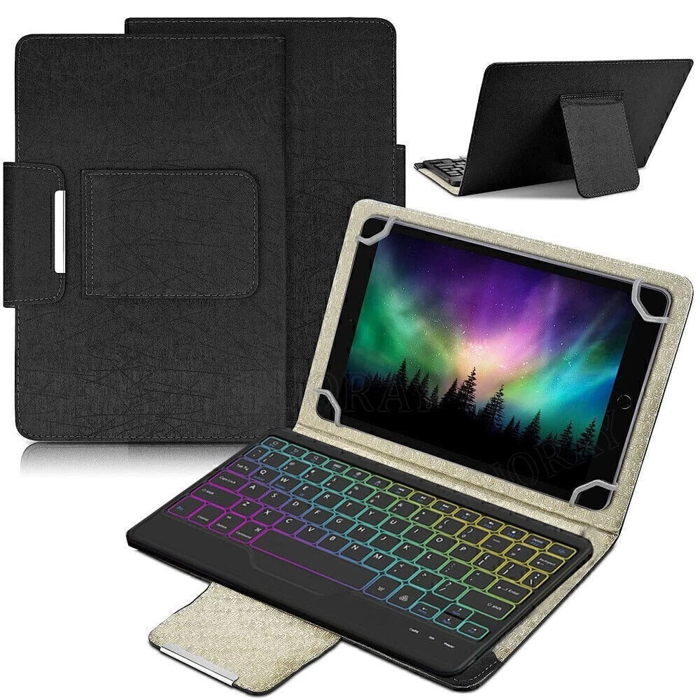 Backlit Keyboard Case Mouse For Samsung Galaxy Tab A8 A9+ S7 S8 S9 FE/S9 S6 Lite