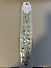 Edelstahl Damenkette Gold   Münzanhänger & ...