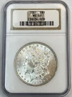 1887-P $1 Morgan Dollar NGC MS65 90% Silver Philadelphia US Coin UNC BU LUSTER