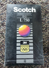 Scotch BETA MAXVideocassette Video Cassette EG L 750 Blank Tape NEW  SEALED