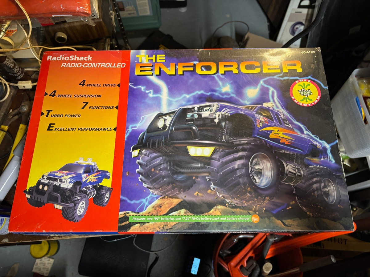 Vintage RadioShack 4x4 The Enforcer RC Truck - Runs Great for sale