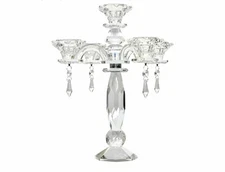 NEW Amlong Crystal 5-Arm Crystal Candelabra