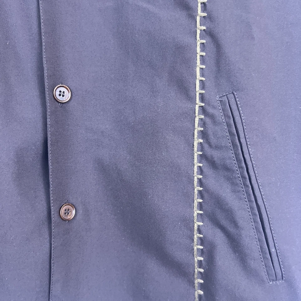 Vintage 80s Tiglio Men’s Button Down Long Sleeve Shirt- Size XL 24" x 32" France - Image 4 of 4