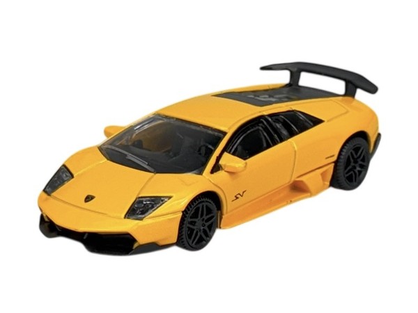 Rastar Lamborghini Murcielago LP670-4 SV Yellow 1:43 NEW Diecast Metal Model-image