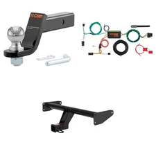 CURT Towing Kit Trailer Hitch Package Wiring 45042 Ball Mount Pin & Clip, 13594