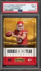 2017 Panini Contenders PATRICK MAHOMES II #RY-3 RC Rookie of the Year PSA 9