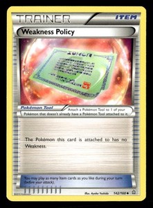 Weakness Policy XY - Primal Clash Pokemon Card #142/160